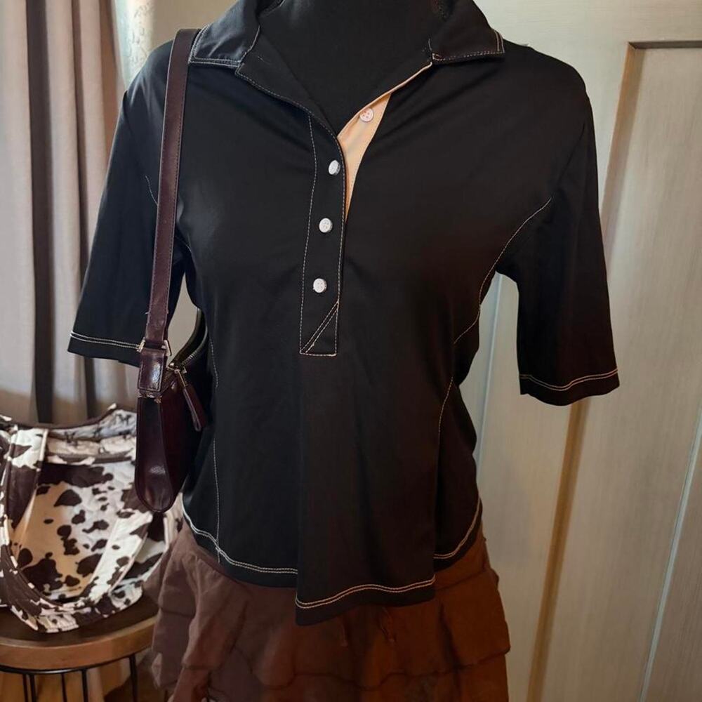 Pxg black performance golf polo